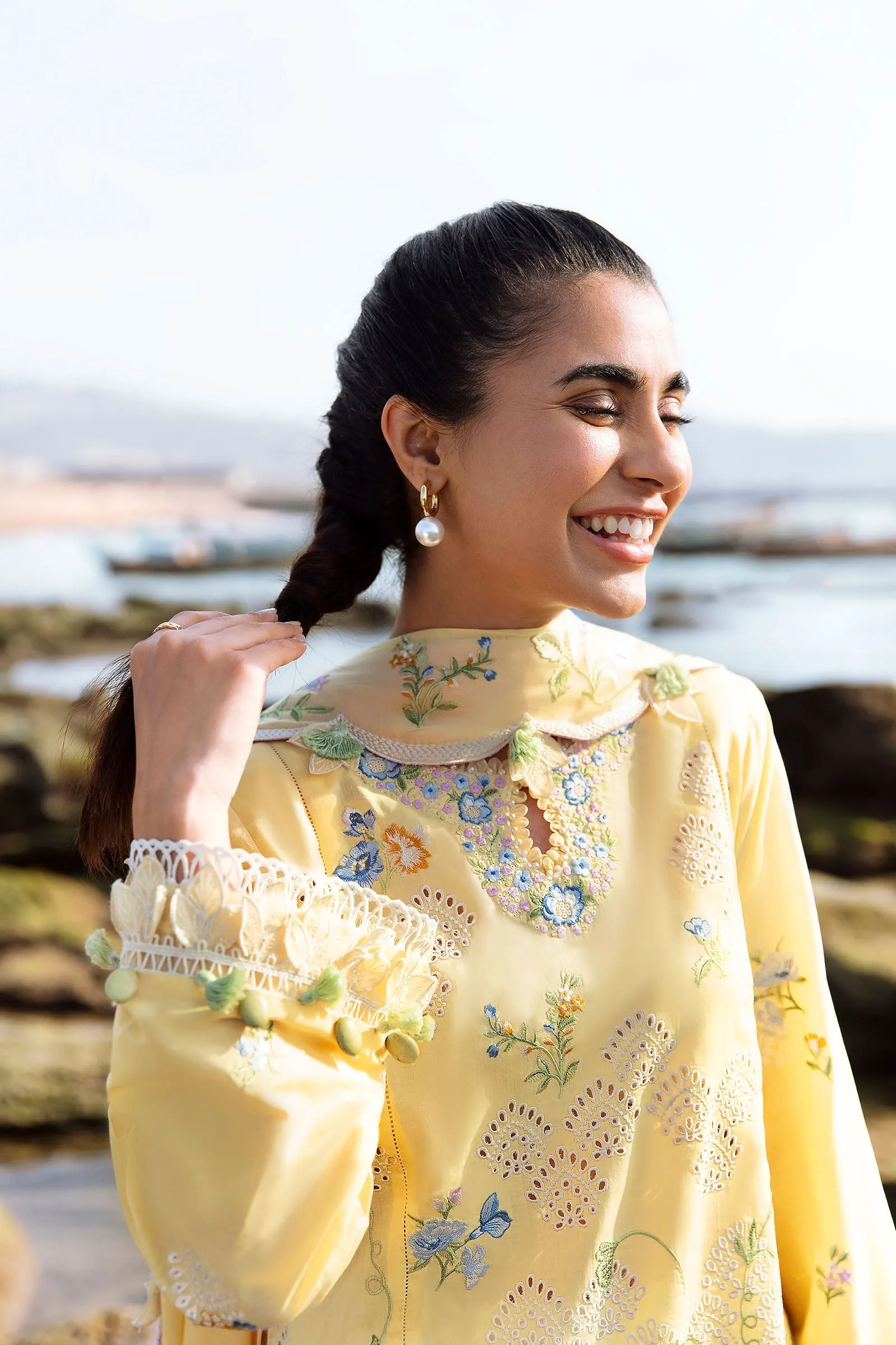 LANA (ZL23-04 A) | Zaha Lawn Collection 2023 | Embroidered Unstitched Lawn Suits