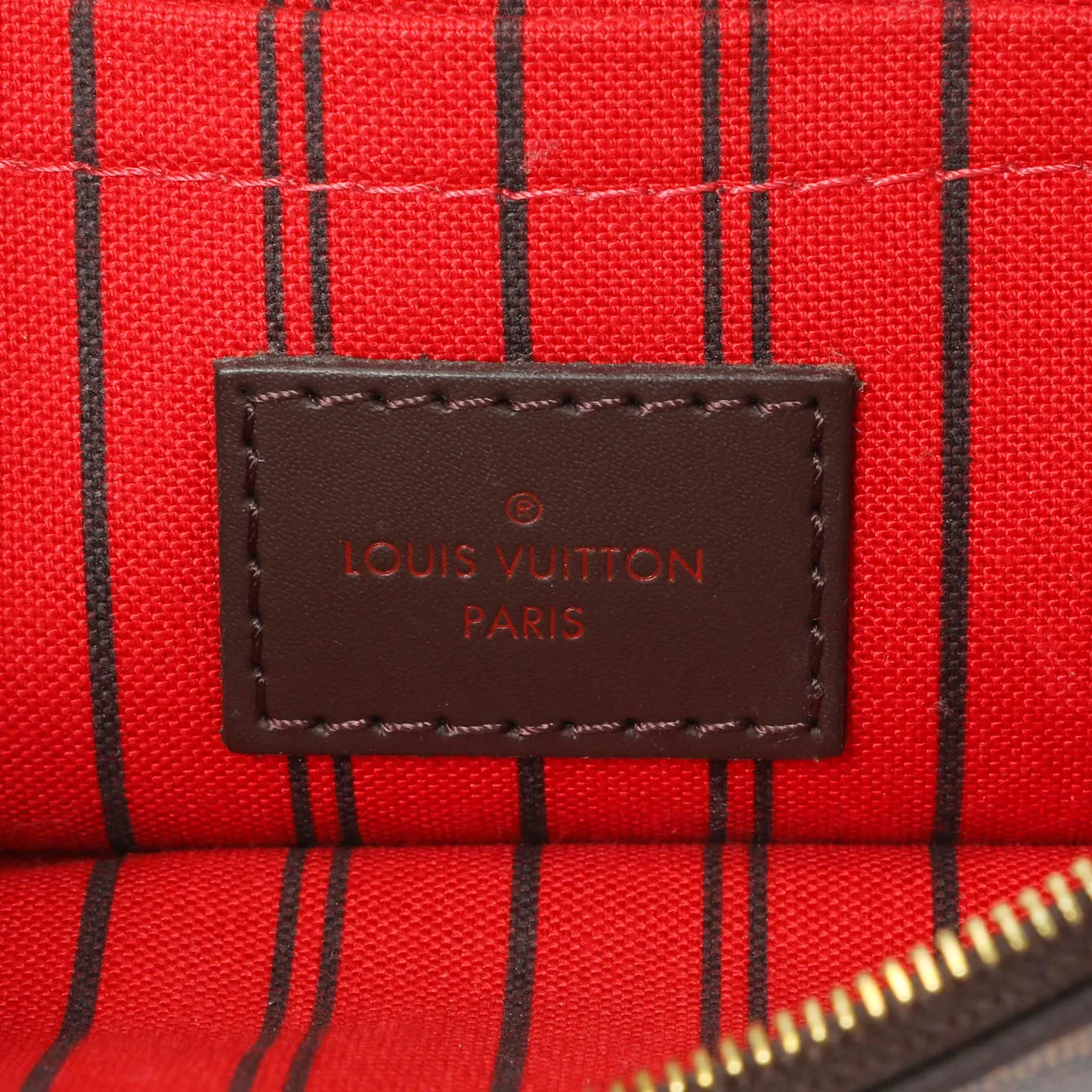 Louis Vuitton Damier Ebene Neverfull Pochette MM GM