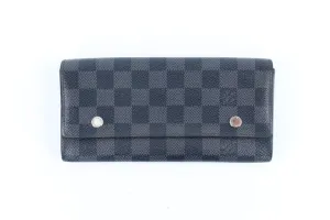 Louis Vuitton Damier Graphite Long Flap Wallet 225063