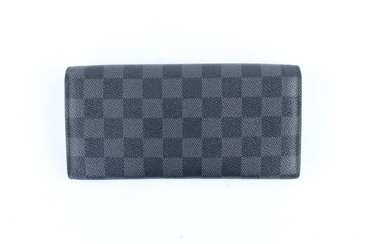 Louis Vuitton Damier Graphite Long Flap Wallet 225063