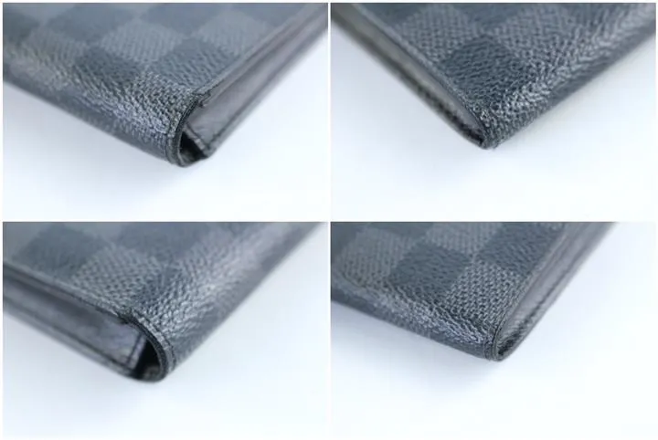 Louis Vuitton Damier Graphite Long Flap Wallet 225063