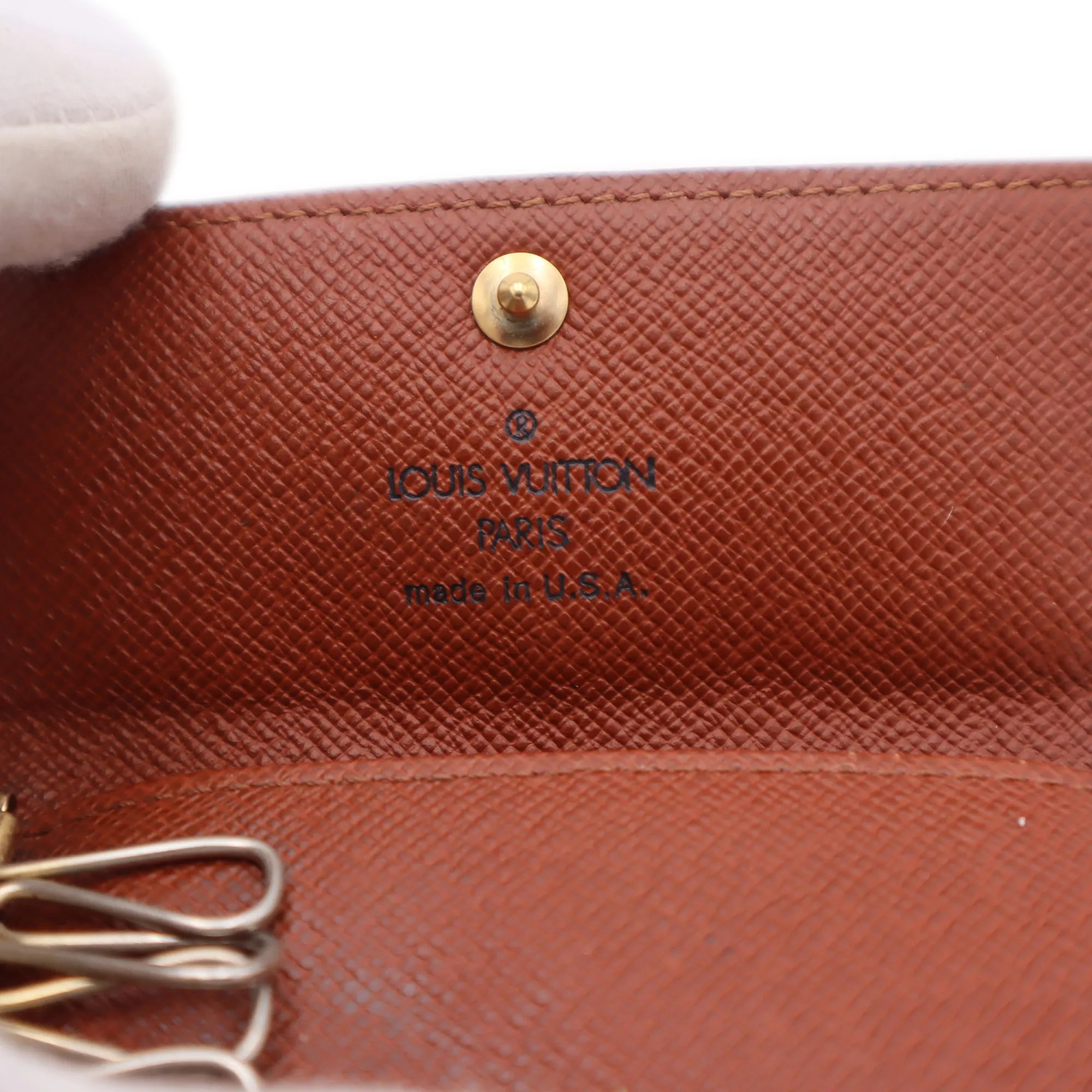 Louis Vuitton Monogram Canvas Multicle 4 Key Holder
