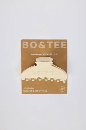 Medium Claw Clip in White