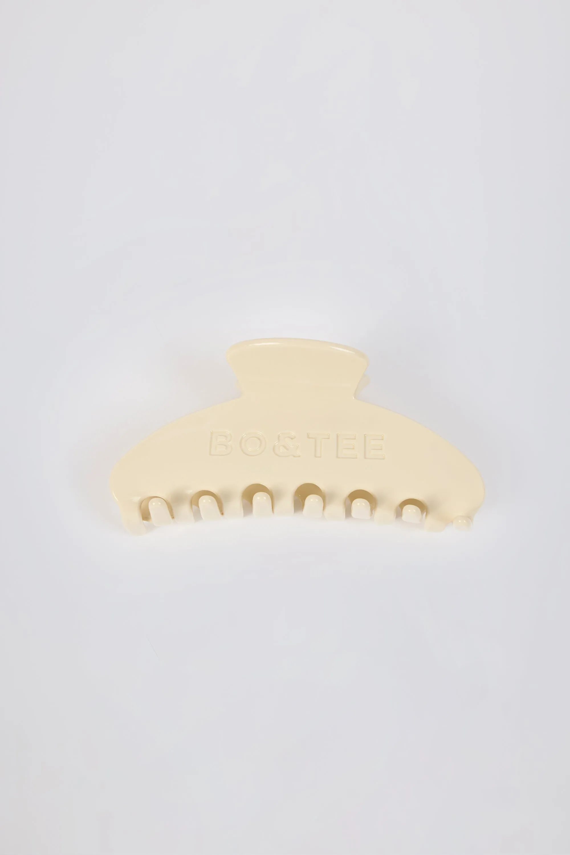 Medium Claw Clip in White