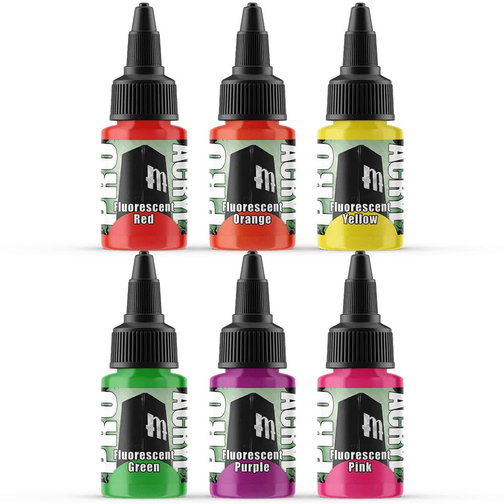 Monument Hobbies Pro Acryl - Fluorescent Set