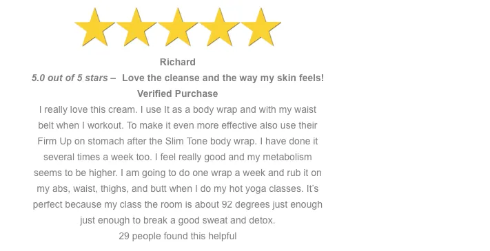 Natural Cellulite Removal Cream Glaze For Tightening And Detoxing Skin