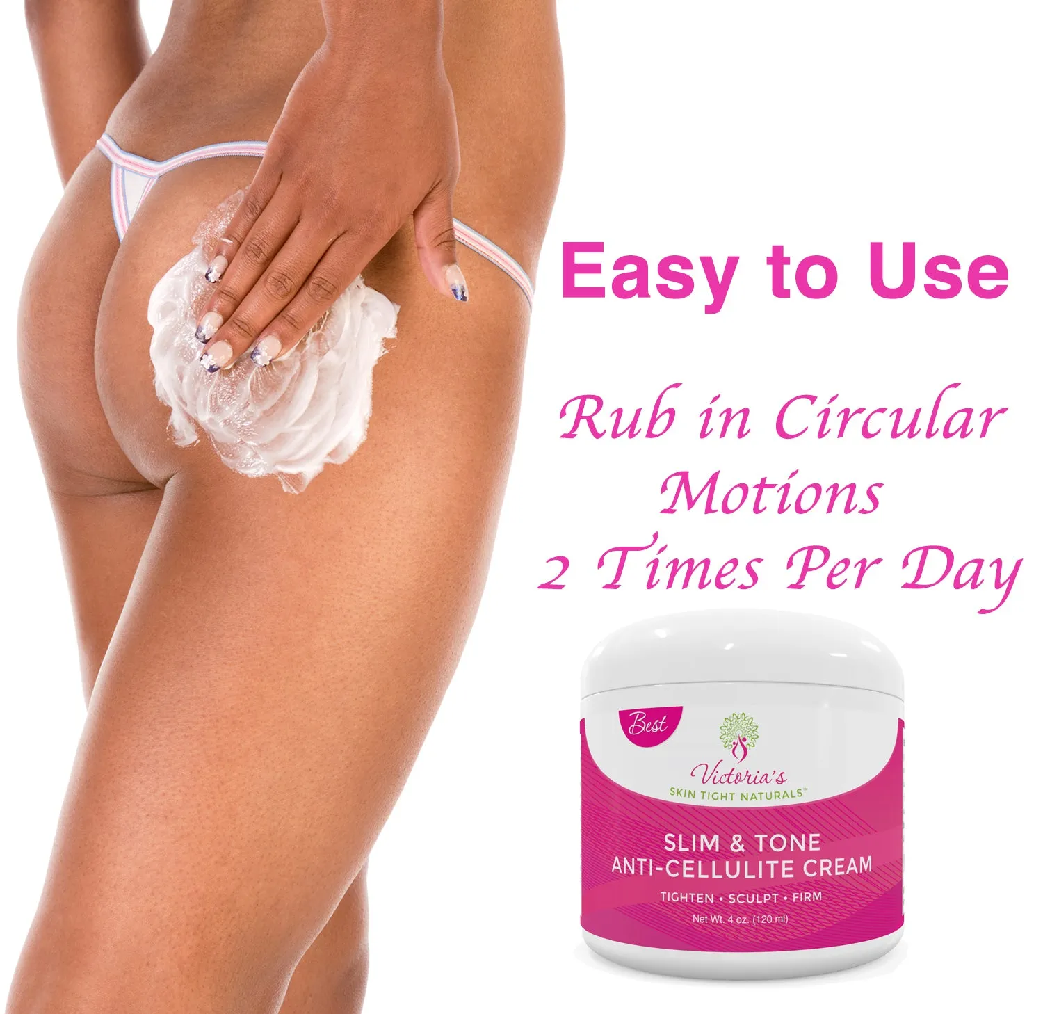 Natural Cellulite Removal Cream Glaze For Tightening And Detoxing Skin