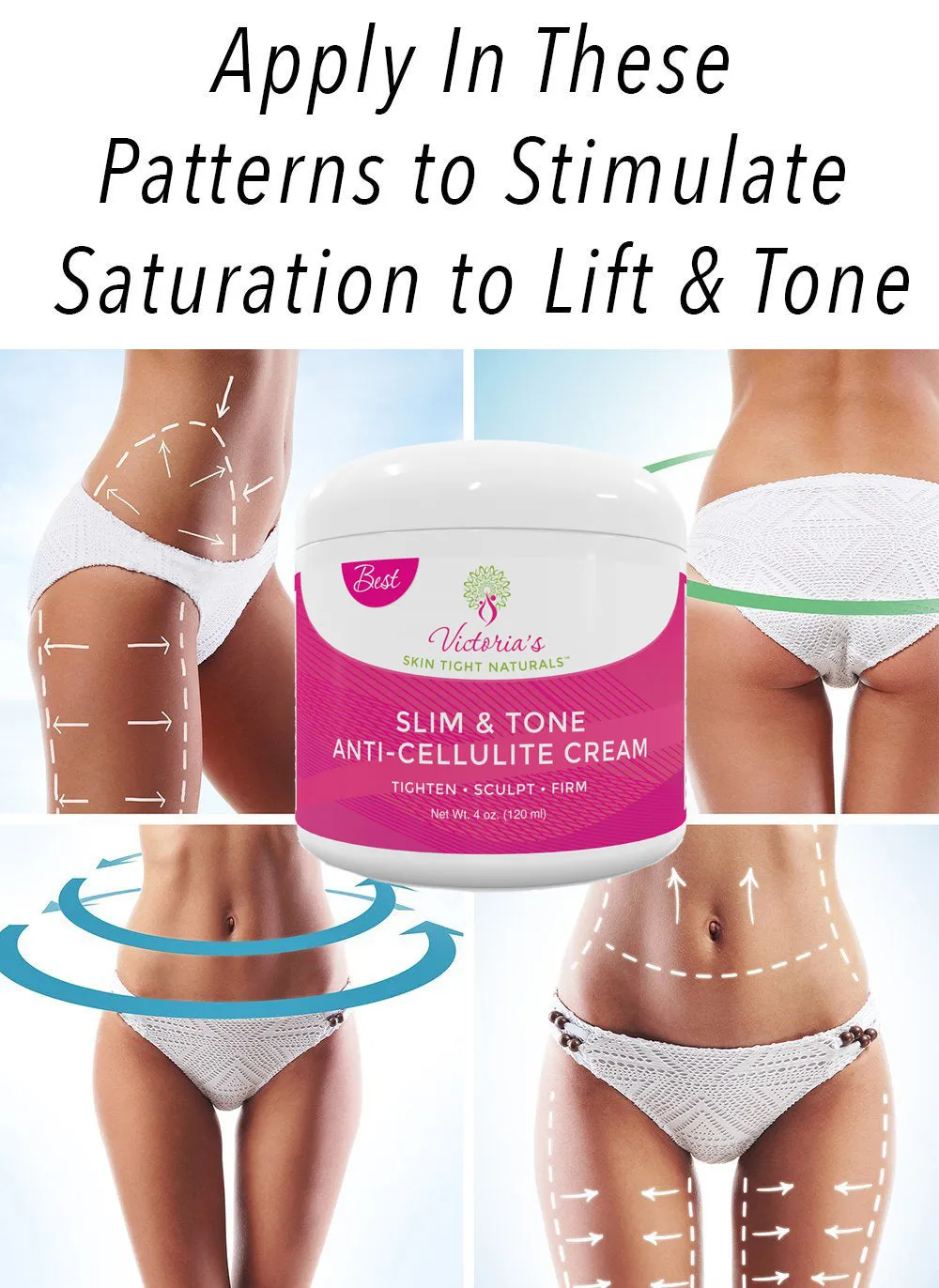Natural Cellulite Removal Cream Glaze For Tightening And Detoxing Skin