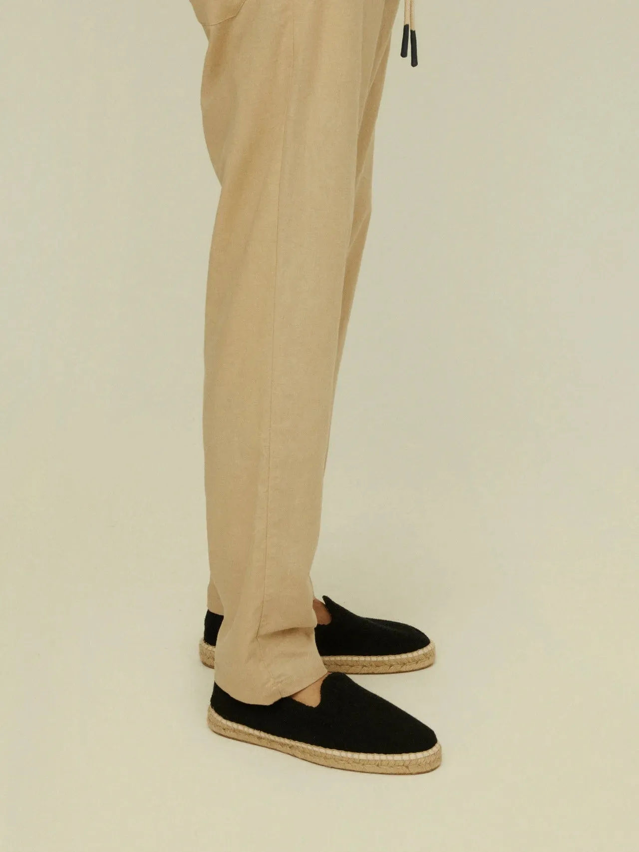 Oas Black Terry Espadrillos