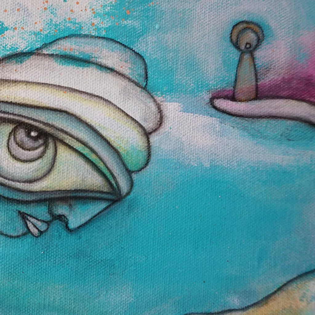 Original Canvas Art 'Hold On'