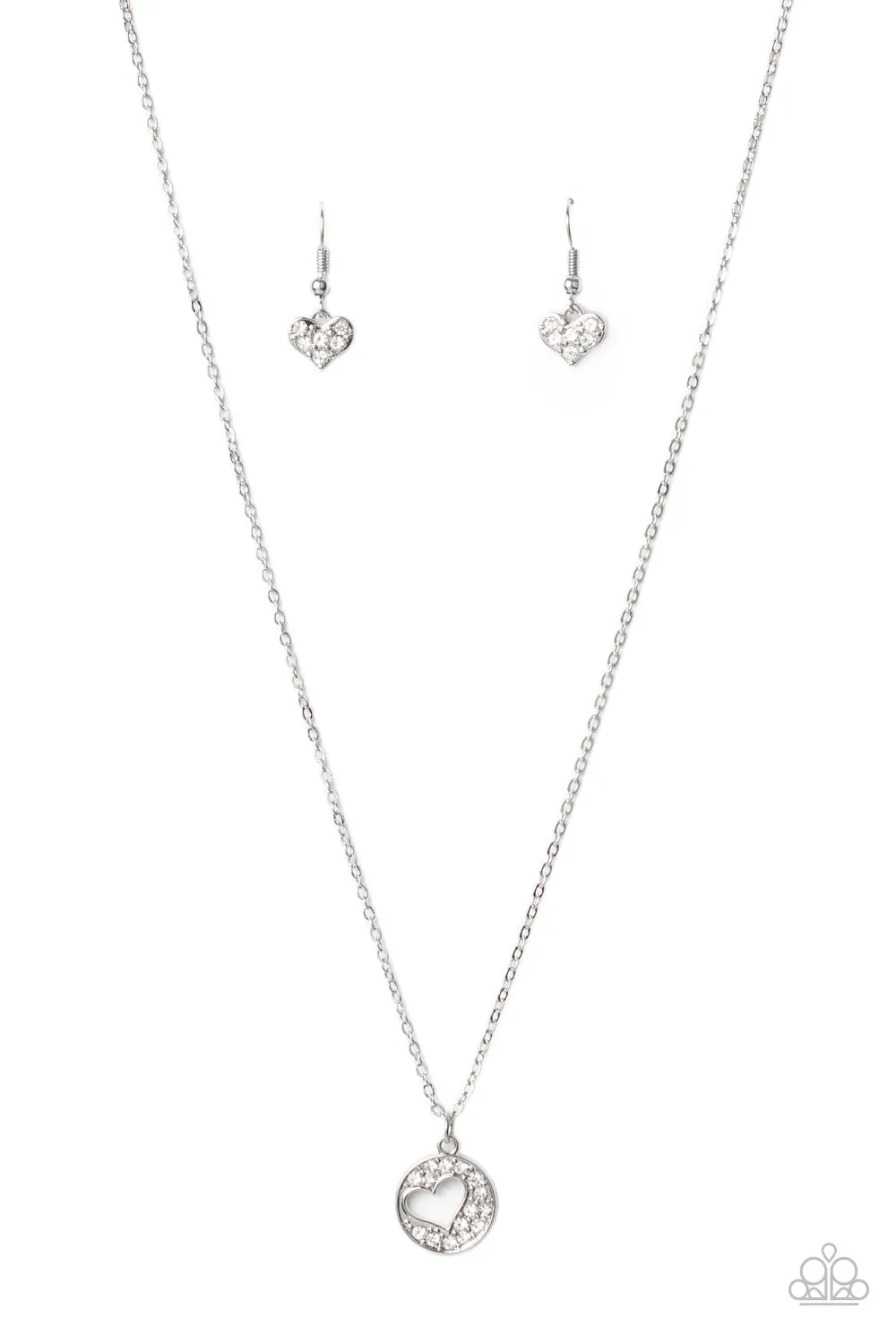 Paparazzi Bare Your Heart Necklace White