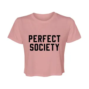 Perfect Society Women’s Flowy Cropped Tee