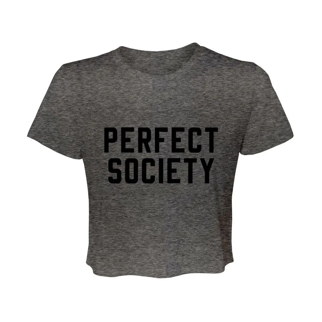 Perfect Society Women’s Flowy Cropped Tee