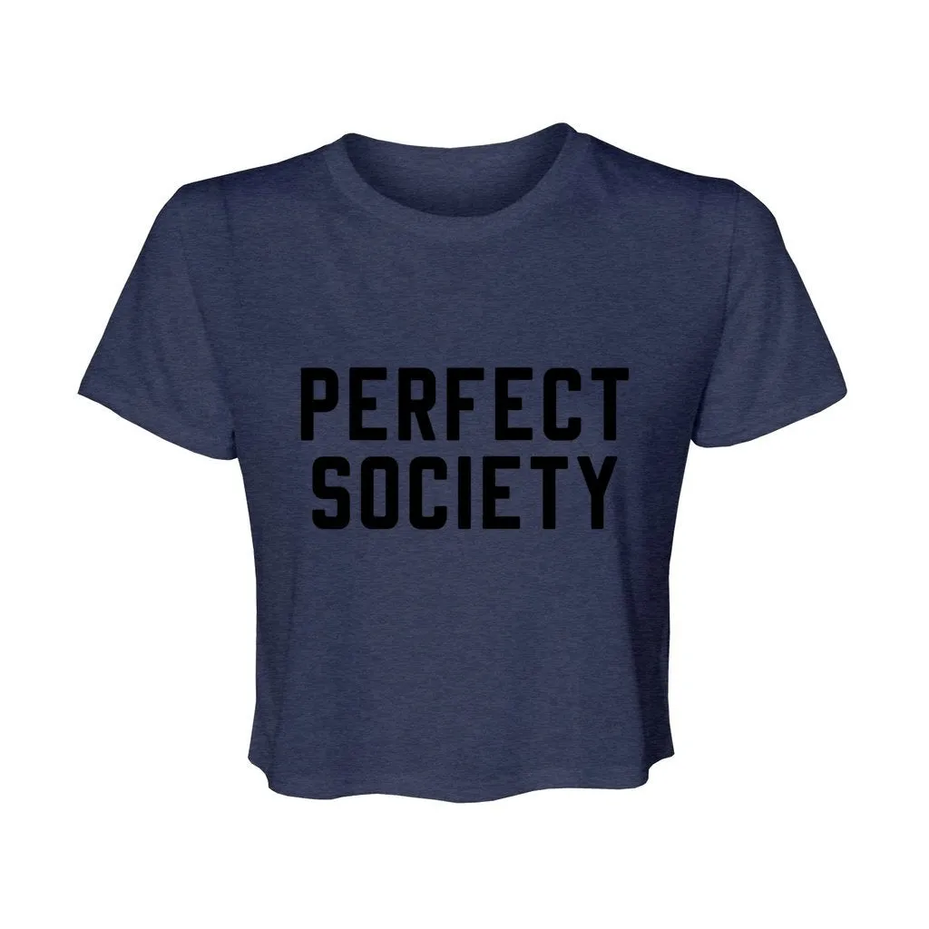 Perfect Society Women’s Flowy Cropped Tee