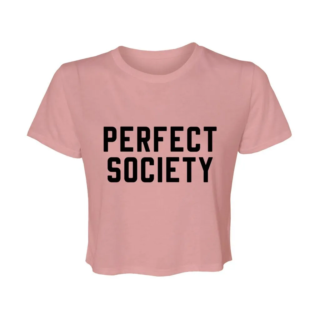 Perfect Society Women’s Flowy Cropped Tee