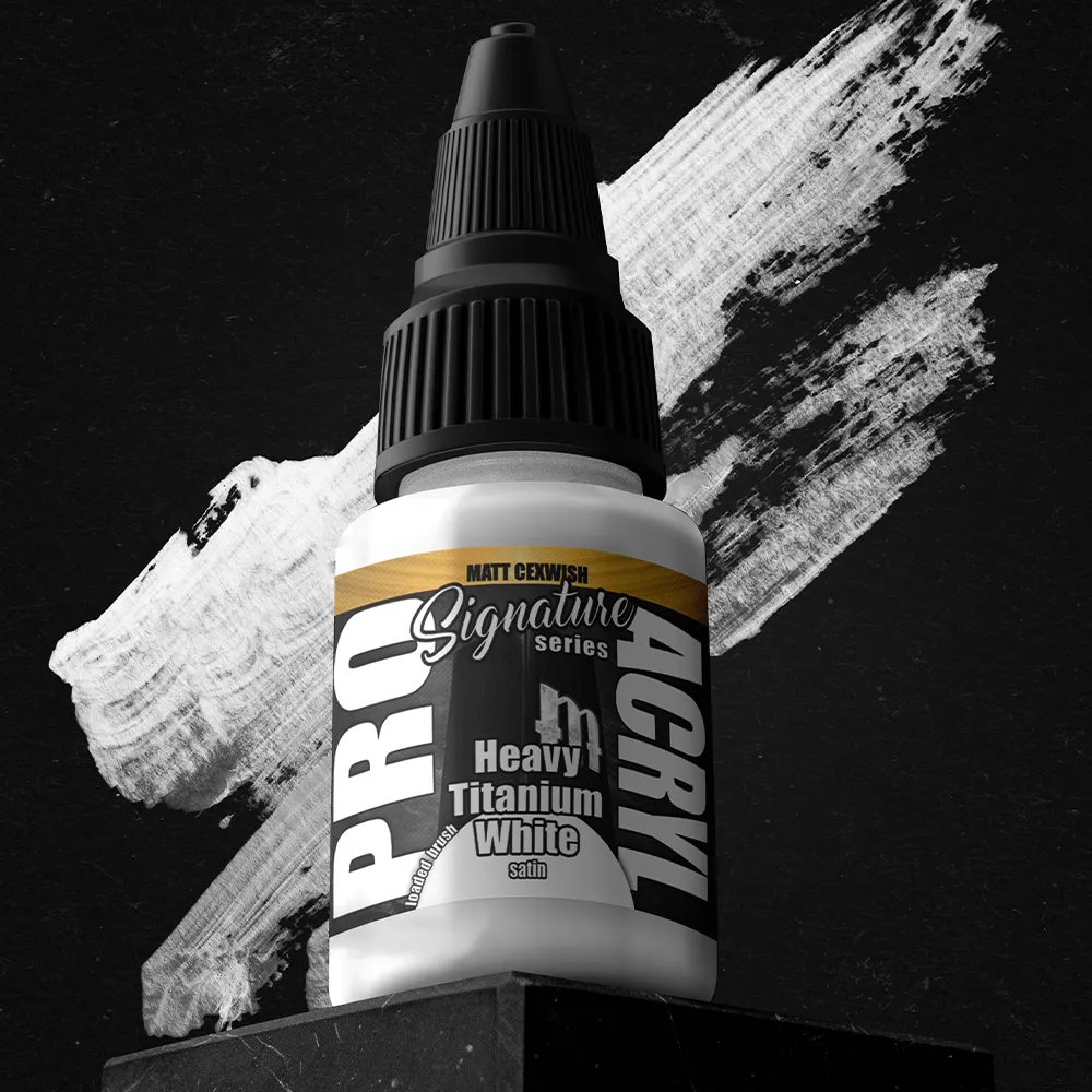 Pro Acryl Signature Series - Matt Cexwish S21 Heavy Titanium White Satin