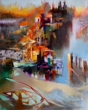 "FIRST LIGHT" ORIGINAL OIL ON CANVAS/FRAMED