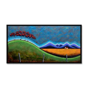 Returning Home 12X22 Framed Giclee