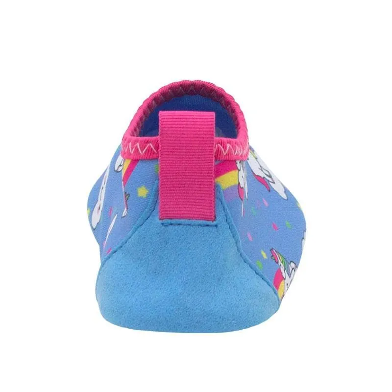 Robeez Unicorn Dreams Aqua Socks Light Blue