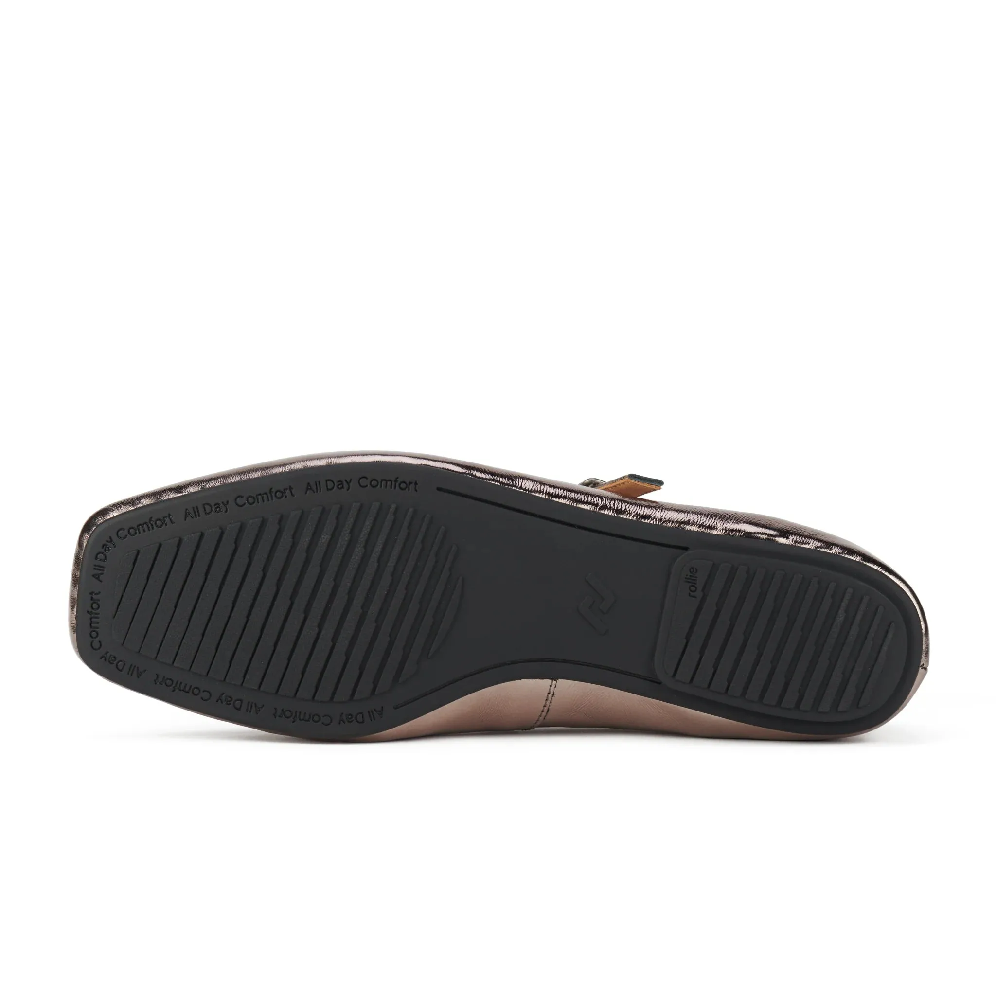 Rollie Nation | Ballet MJ Square Toe Pewter Patent
