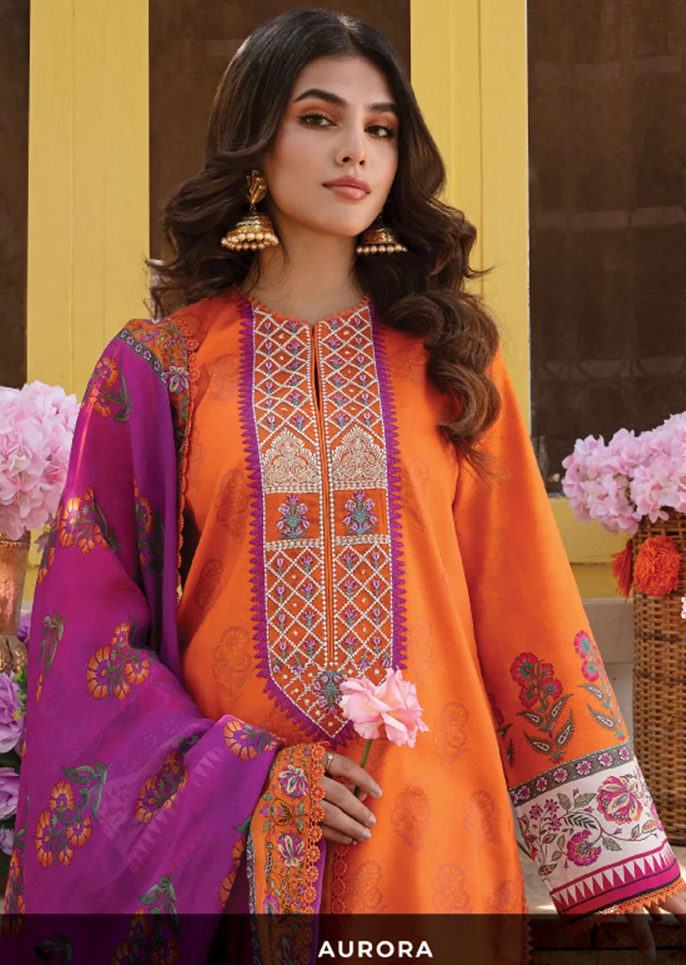 RZN01-R - Aurora - Readymade - Rangreza Summer Edit by Afrozeh 2023