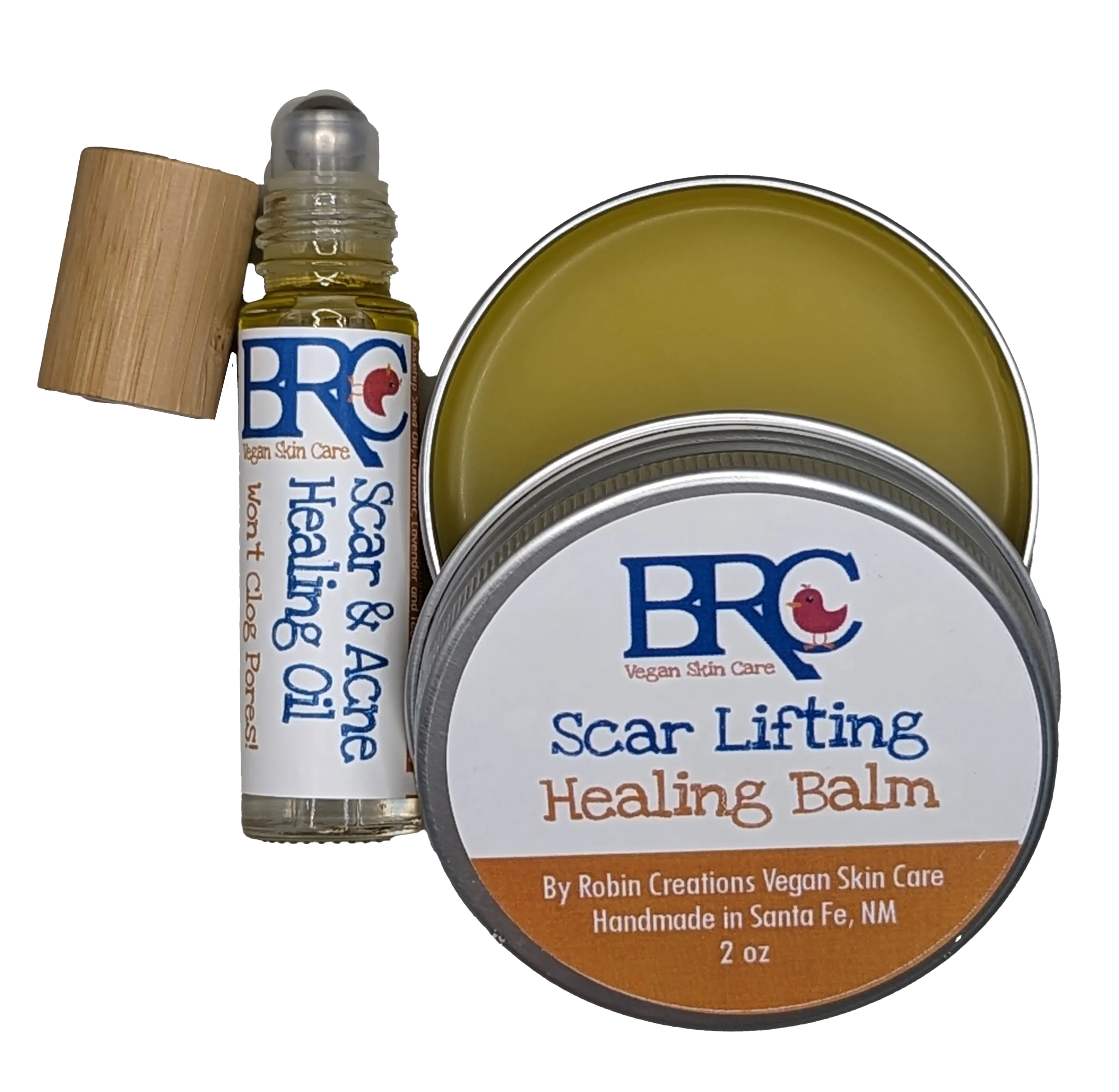Scar Lifting Balm & Acne Healing Oil Set
