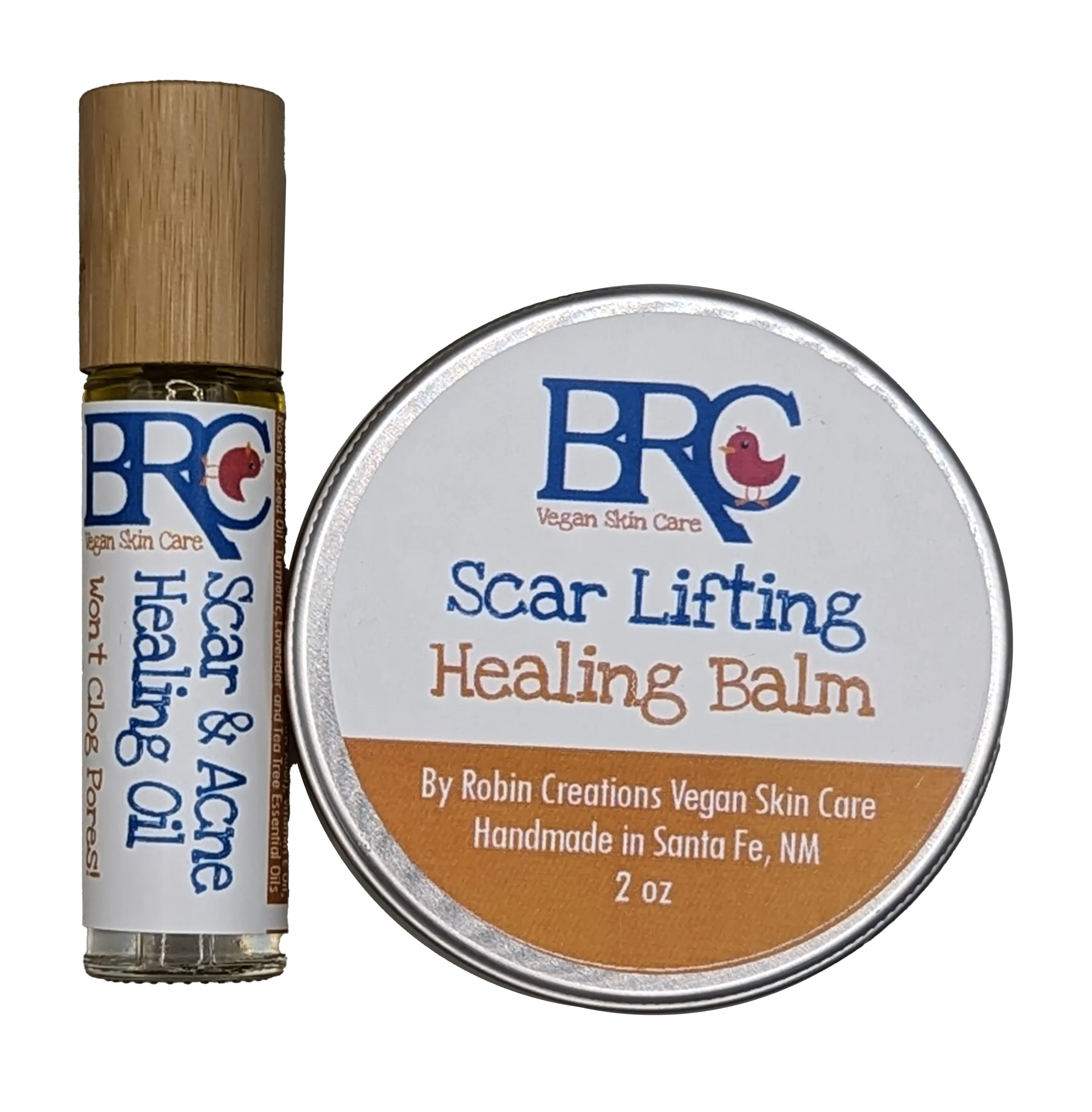 Scar Lifting Balm & Acne Healing Oil Set