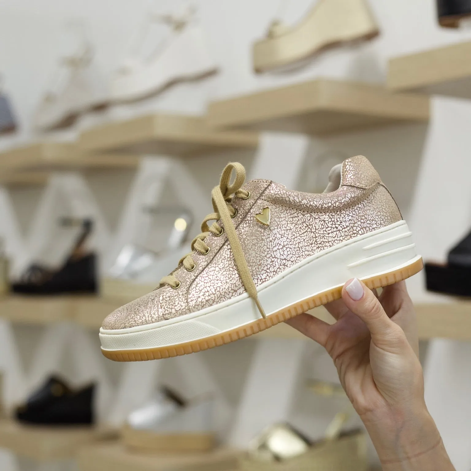 Shanty Sneakers - Gold