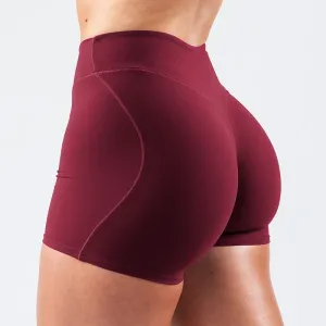 Shattered High-Rise Seamless Contour Biker Shorts