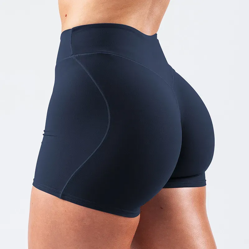 Shattered High-Rise Seamless Contour Biker Shorts