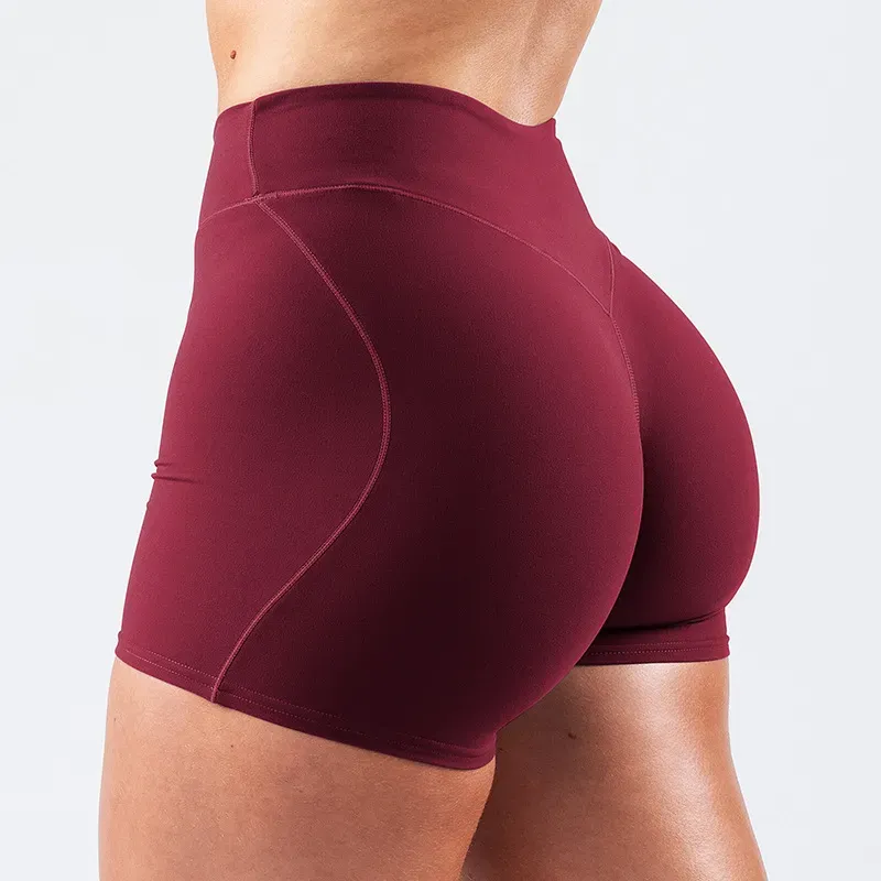 Shattered High-Rise Seamless Contour Biker Shorts