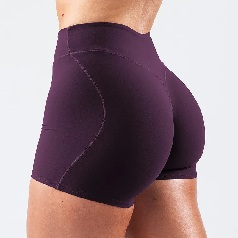 Shattered High-Rise Seamless Contour Biker Shorts