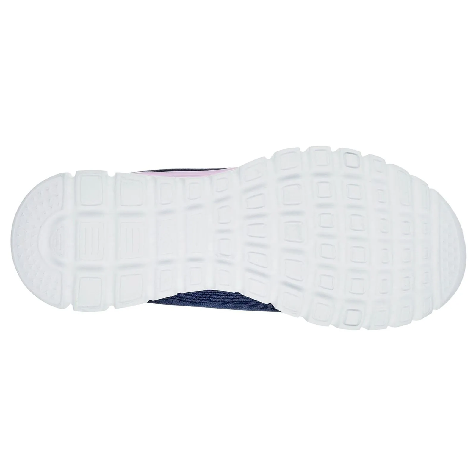 Skechers 12615 Graceful Get Connected Sport-Sneaker für Damen, weite Passform, Marineblau/Pink