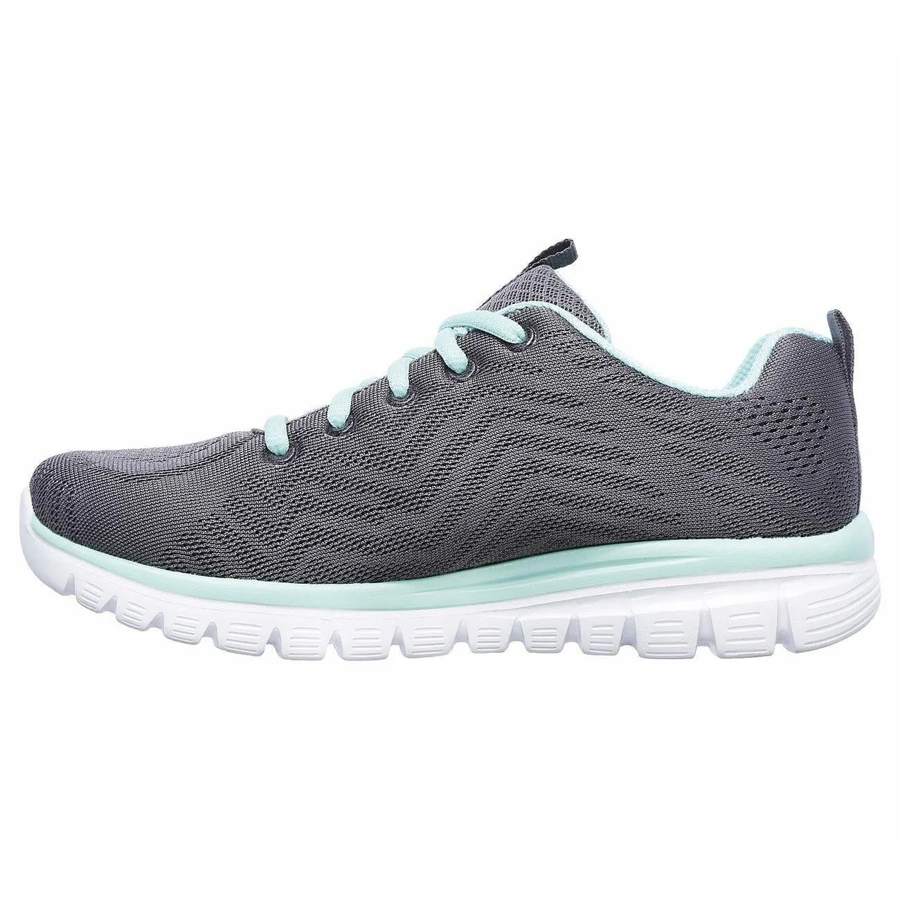 Skechers 12615 Walking-Sneakers für Damen in weiter Passform