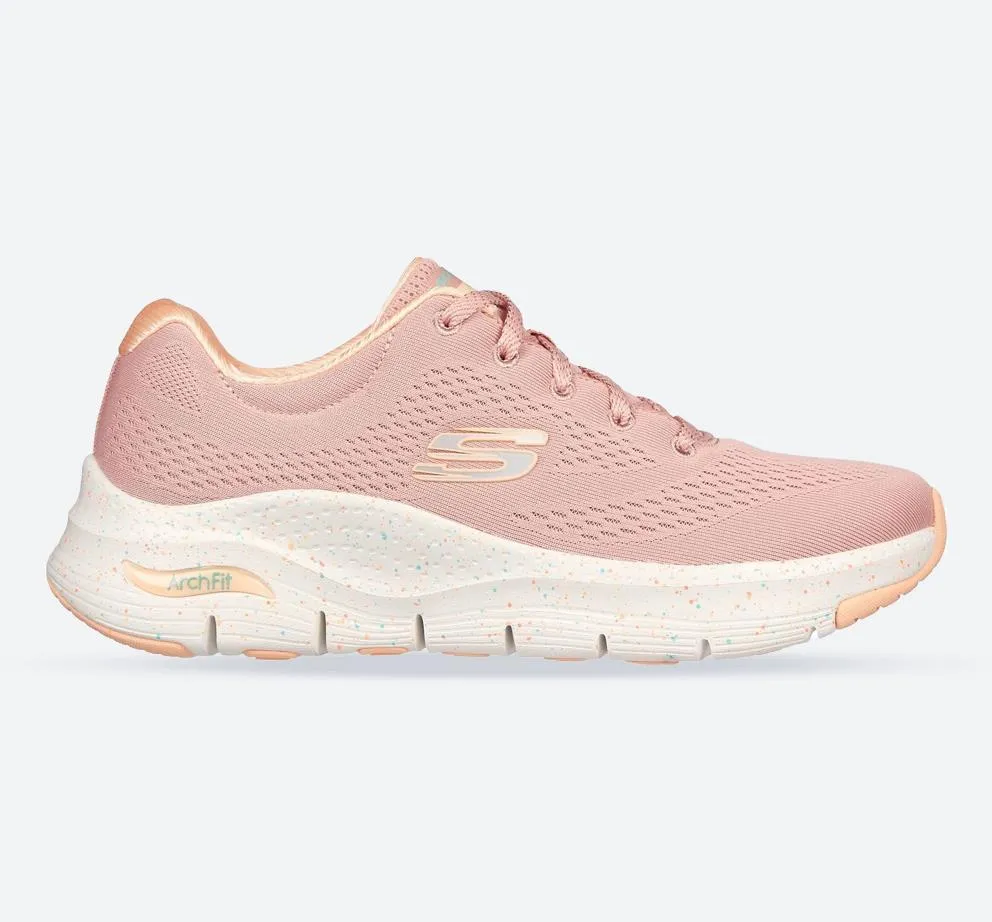 Skechers 149566 Arch Fit Freckle Me Sneakers für Damen mit weiter Passform