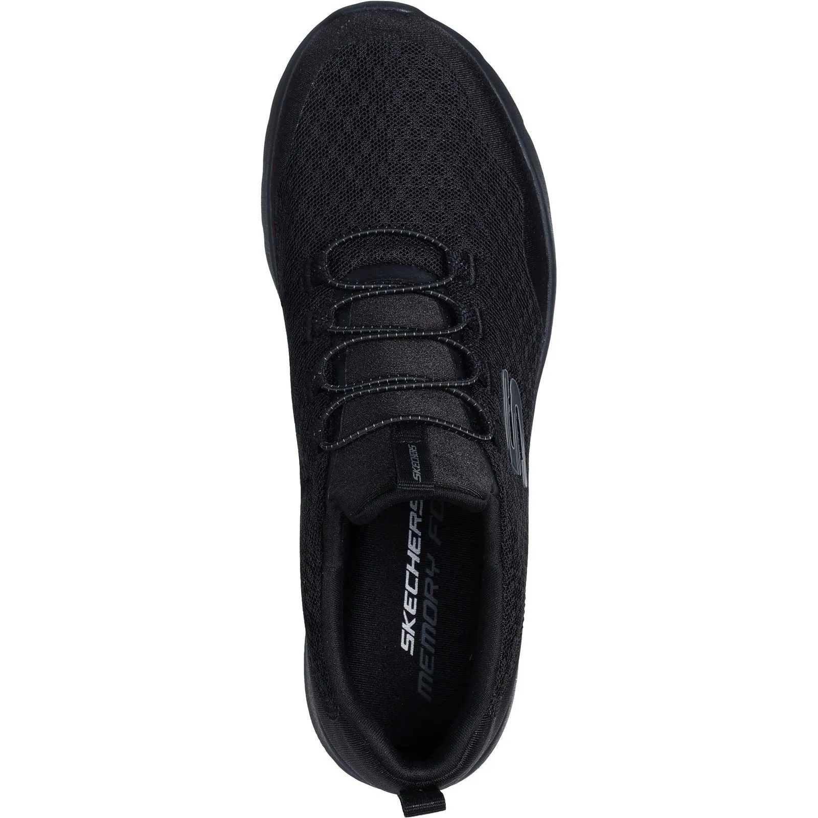 Skechers 149657 Dynamight 2.0 Real Smooth Sneakers für Damen, weite Passform, Schwarz