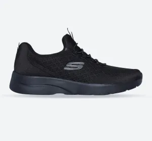 Skechers 149657 Dynamight 2.0 Real Smooth Sneakers für Damen, weite Passform, Schwarz