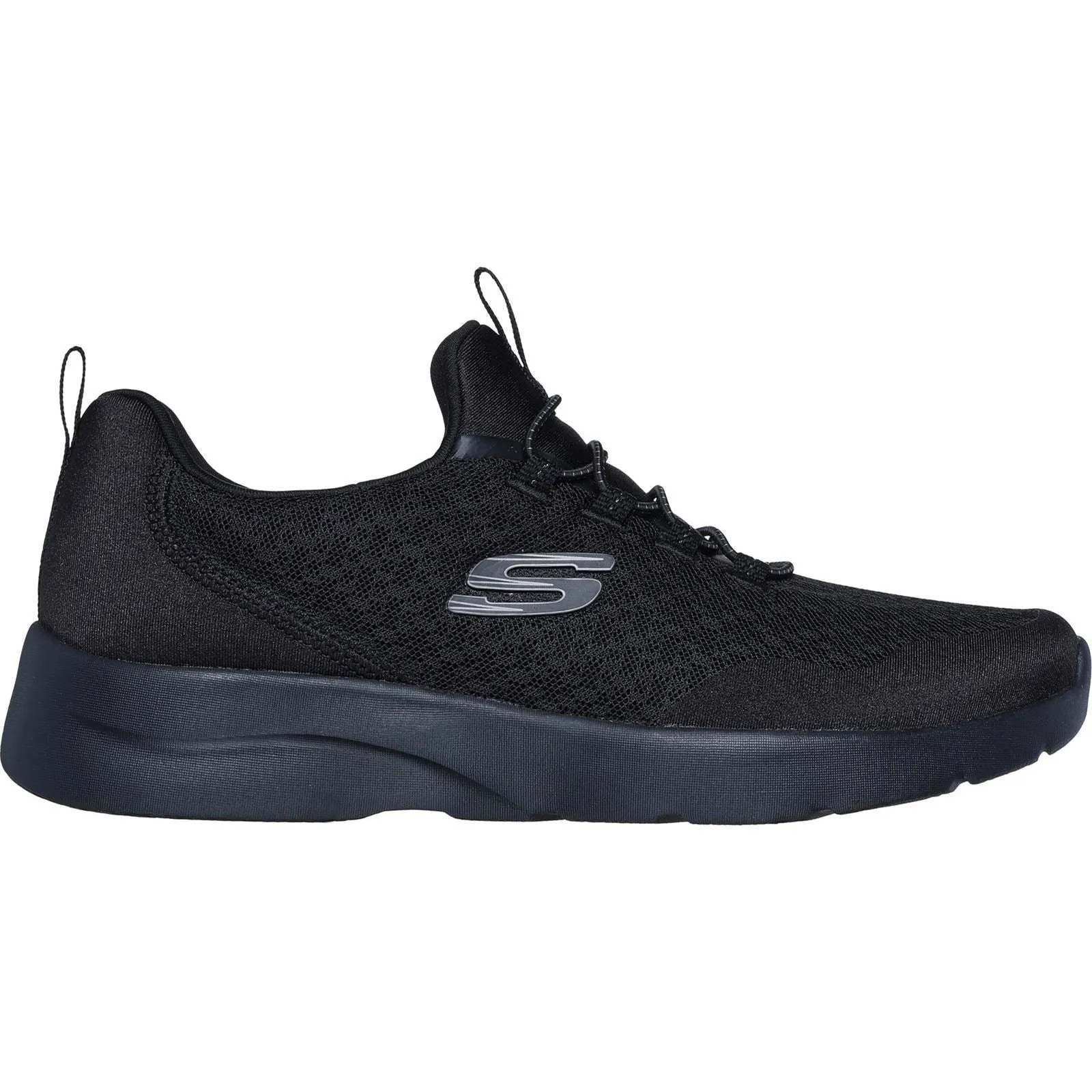 Skechers 149657 Dynamight 2.0 Real Smooth Sneakers für Damen, weite Passform, Schwarz