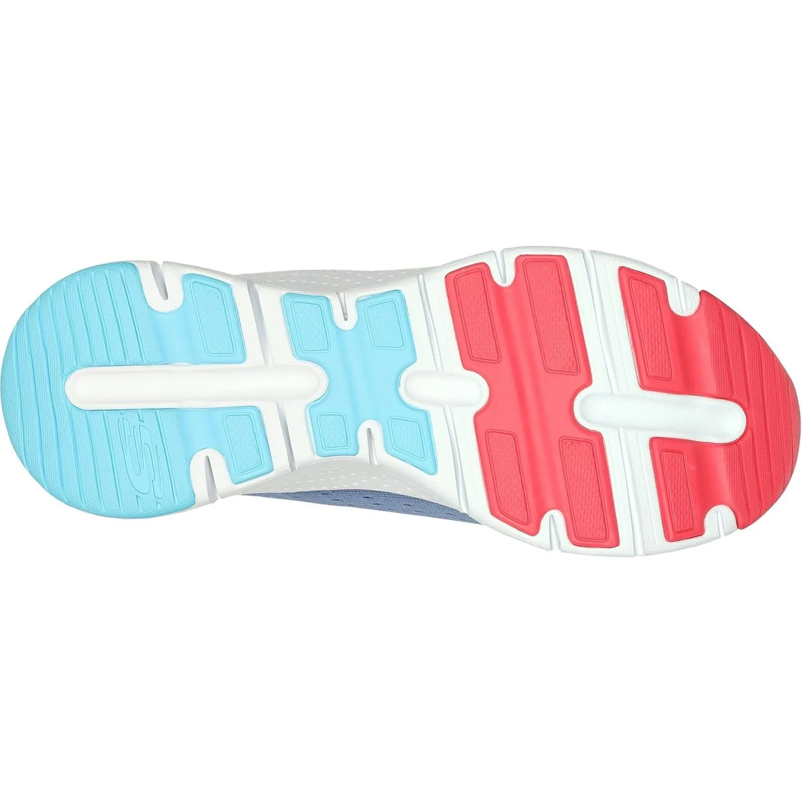Skechers 149722 Arch Fit Infinity Cool Sneakers für Damen, weite Passform, Blau/Mehrfarbig