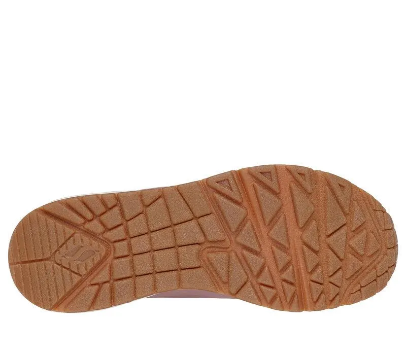 Skechers 155196 Uno Shimmer Away Sneakers für Damen mit weiter Passform