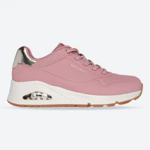 Skechers 155196 Uno Shimmer Away Sneakers für Damen mit weiter Passform