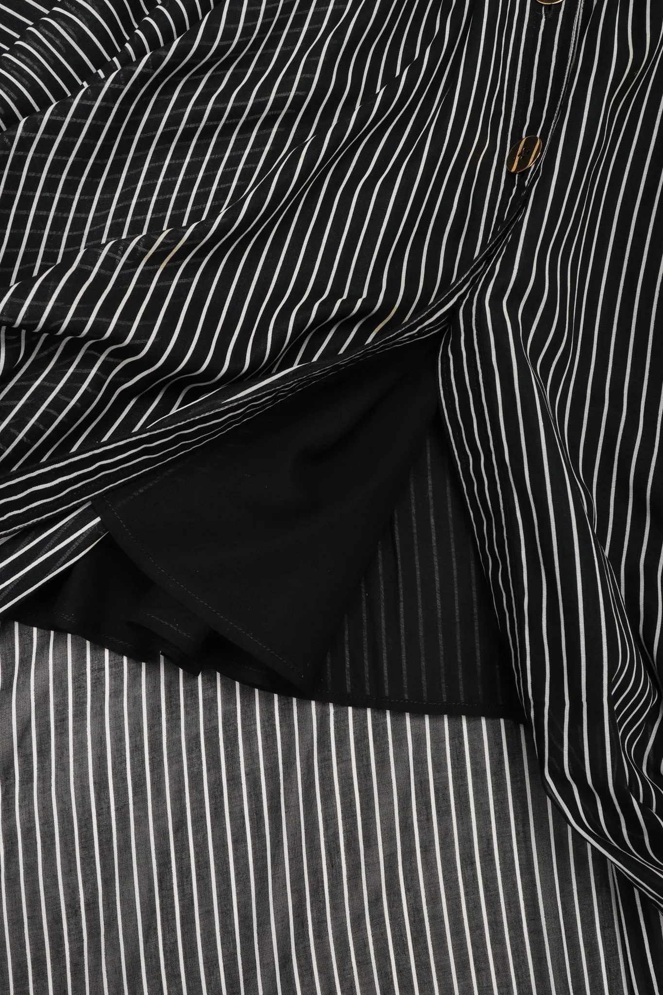 Striped Shirtwaist Dress
