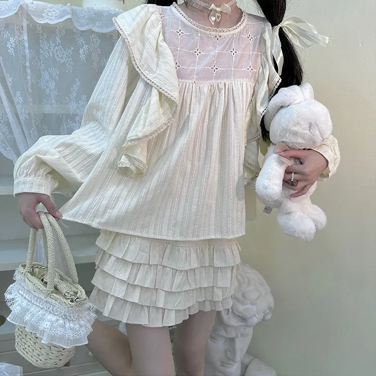 Sweet Ballet Style High Waist Skirt