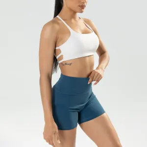 Tali Strappy Crisscross Back Longline Sports Bra