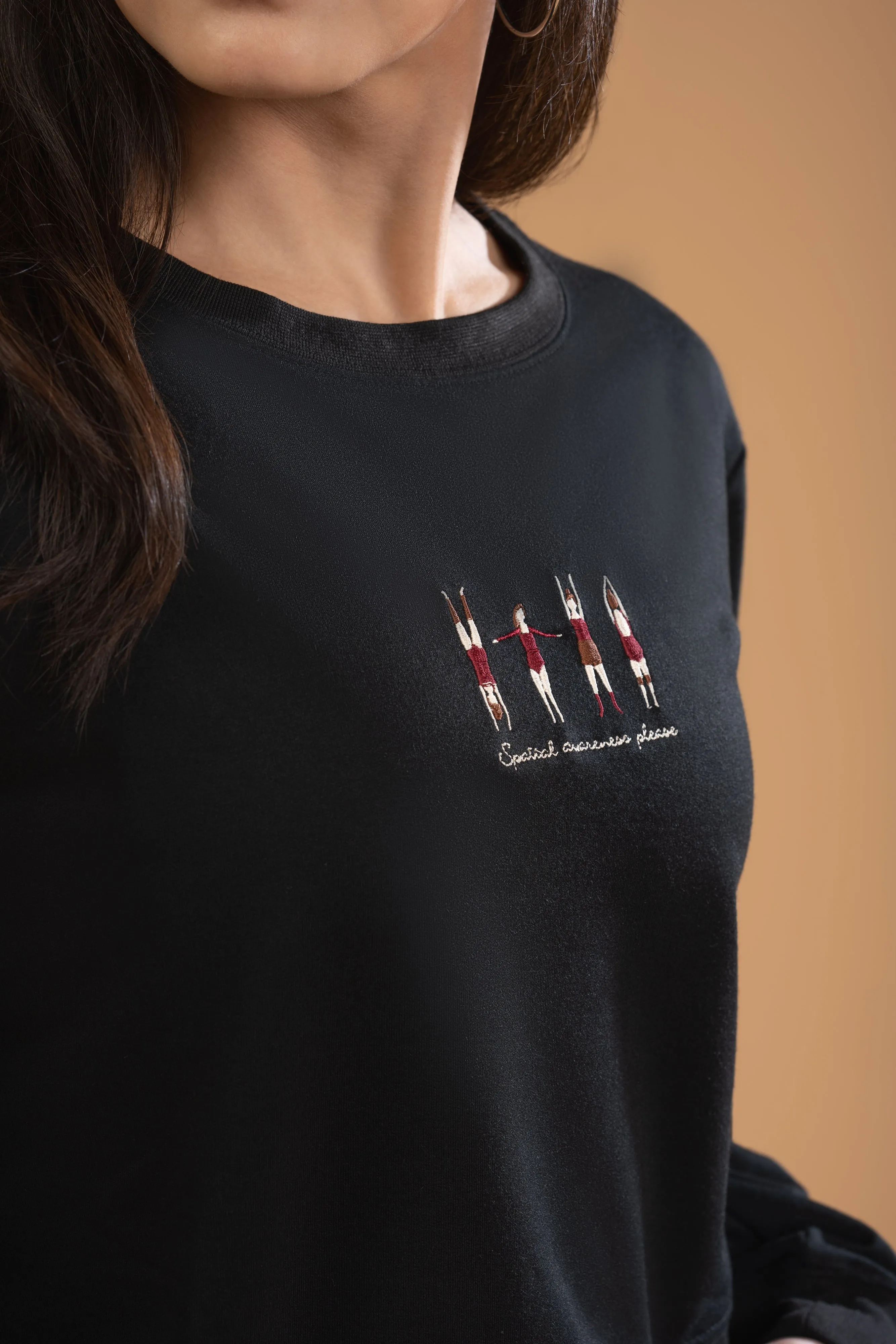 The Social Disdancing Pullover in Black (Limited Edition)