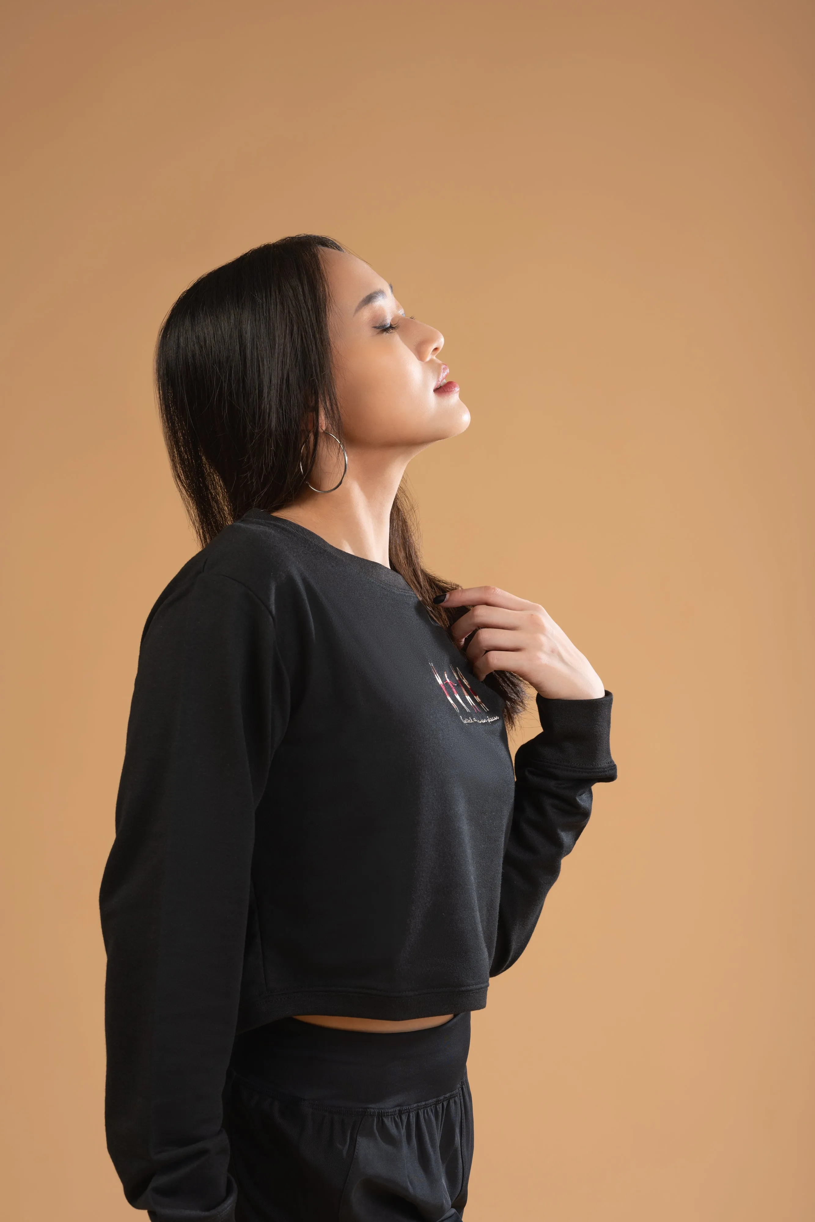 The Social Disdancing Pullover in Black (Limited Edition)