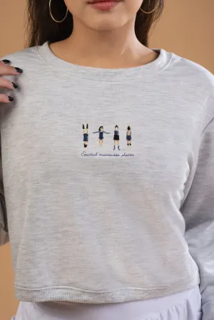 The Social Disdancing Pullover in Grey (Limited Edition)