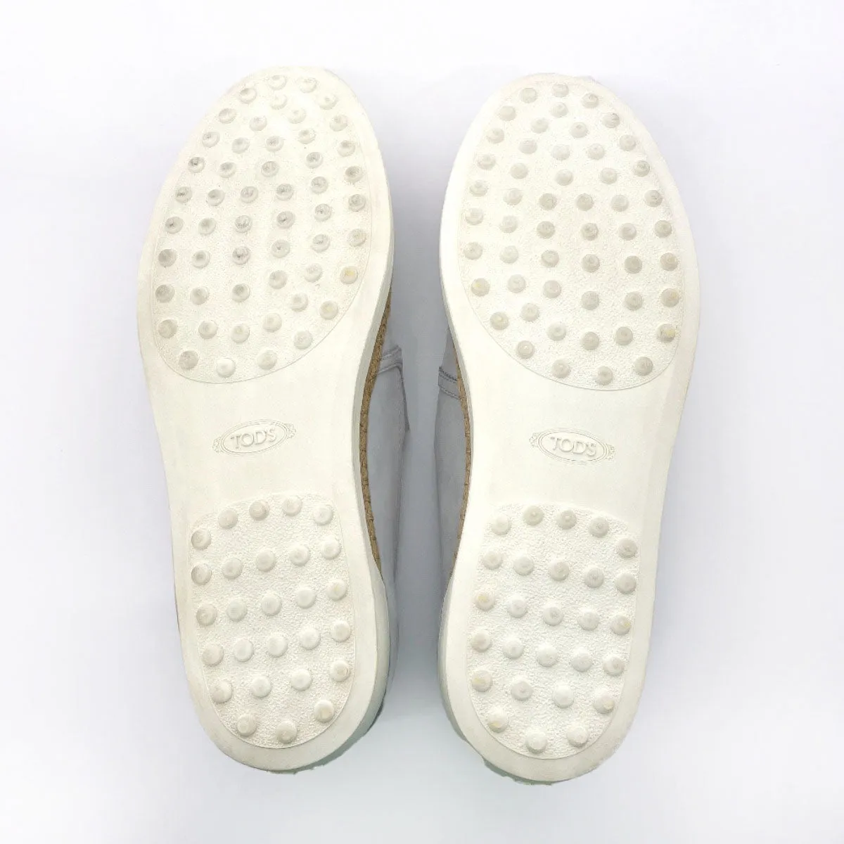 TOD’S Slip-on XXW0TV0J97006SB219 Rubber, Suede gray Espadrille 40