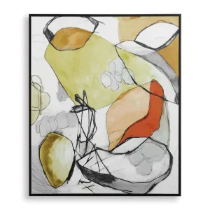 Uttermost Charcoal Improvision Framed Canvas