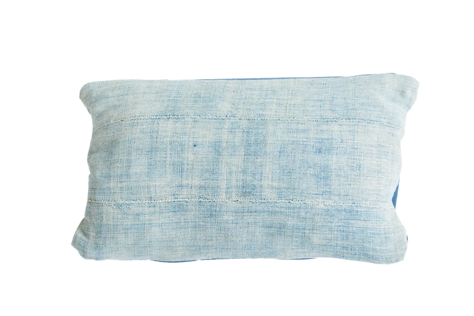 Vintage Light Blue Indigo Pillow